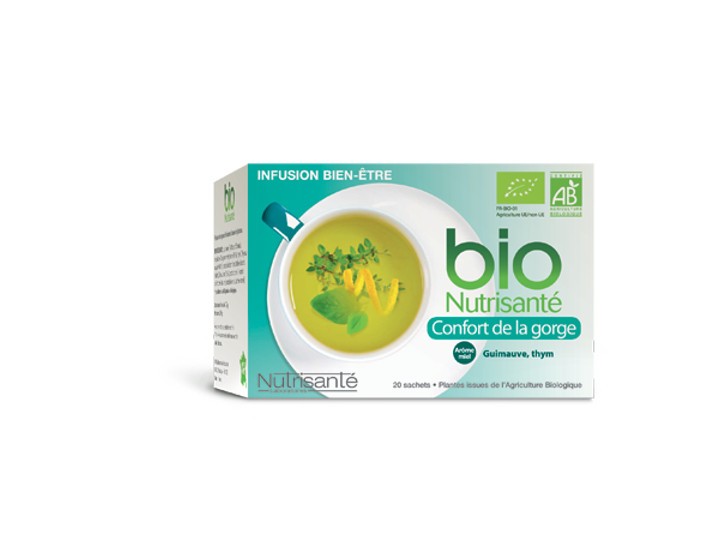 Bio Nutrisant Infusion Bien Etre Confort De La Gorge Sachets