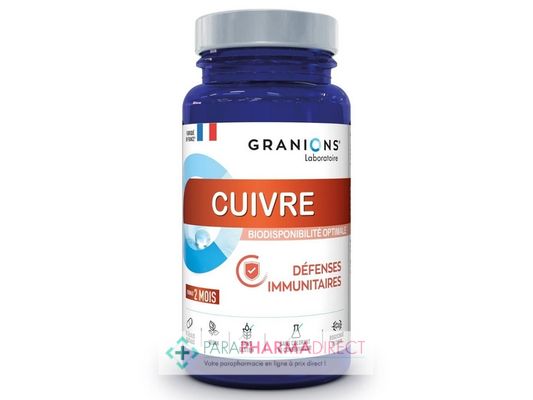 Granions Cuivre Défenses Immunitaires 60 gélules végétales