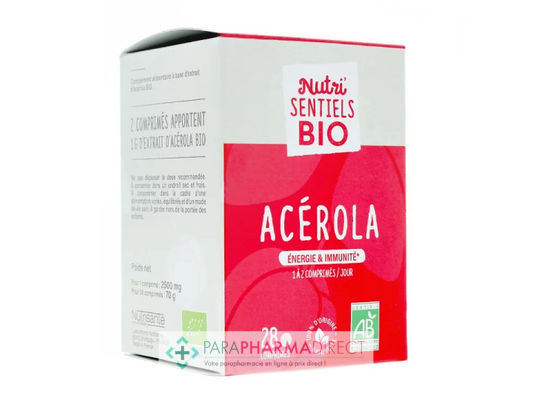 Nutri Sentiels BIO Acérola Energie Immunité 28 comprimés