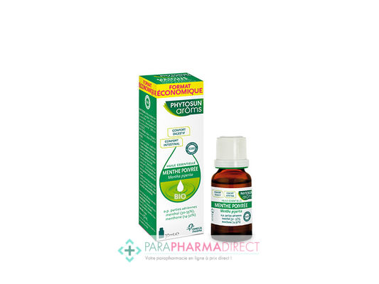 Phytosun Arôms Huile Essentielle Menthe Poivrée BIO 30ml Paraphamadirect