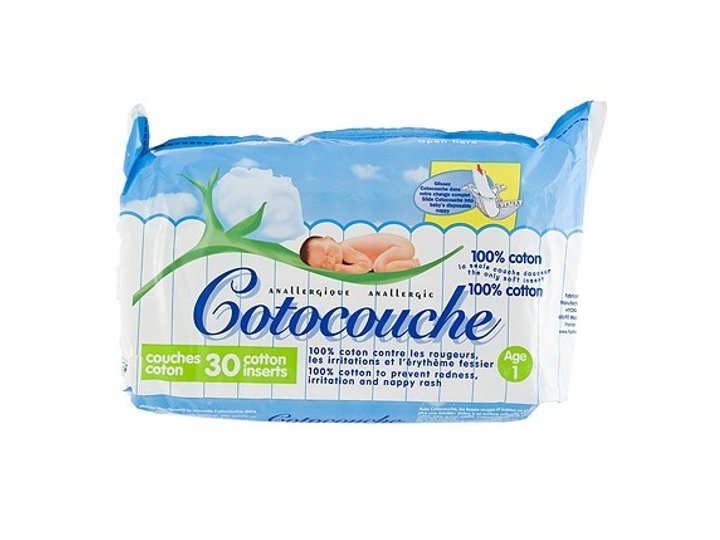 COTOCOUCHE Couche 100% coton âge 2eme âge paquet de 30 - Parapharmacie  Prado Mermoz