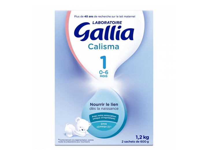 Laboratoire Gallia - Calisma 1 BIO - Lait Bébé 1er âge - Lait en Poudre  pour Bébé de 0 à 6 mois - Lait Infantile Bio - Sans Huile de Palme - Lot de