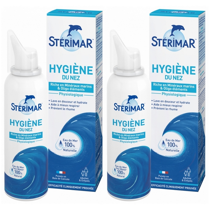 STERIMAR Spray Hygiène du Nez Bébé/Enfant 2x100ML