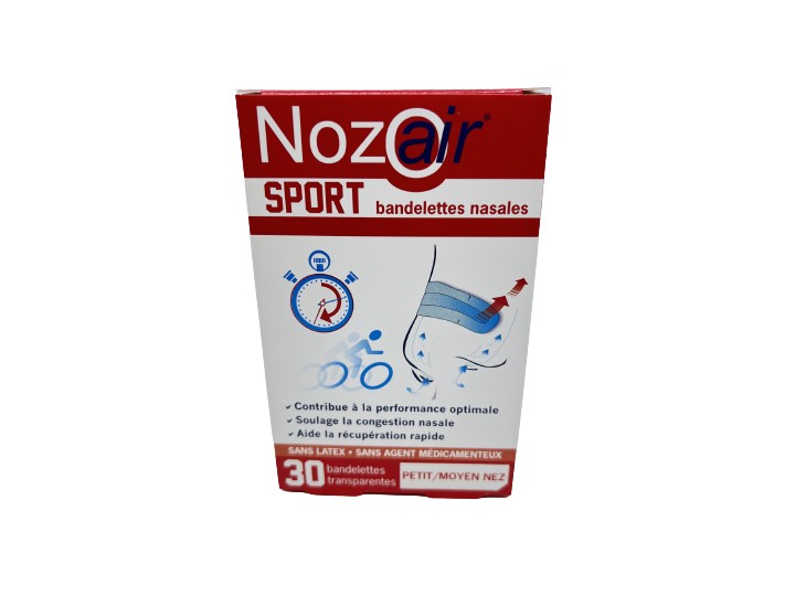 NozoAir Bandelettes Anti-Ronflement Grand Nez x30 - Paraphamadirect