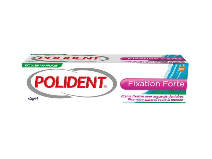 Colle dentaire crème fixative pour appareils dentaires POLIDENT