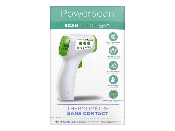 Thermomètre Infrarouge Sans Contact - Approuvé par Santé Canada
