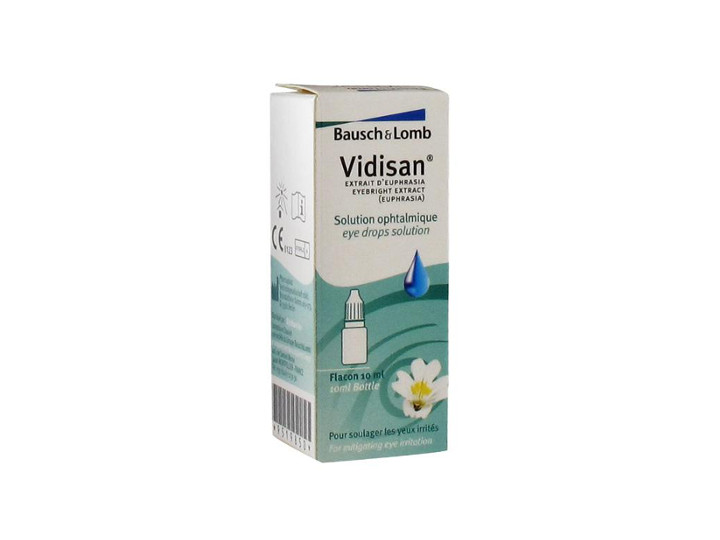 Vidisan Solution Ophtalmique (collyre) 10ml - Paraphamadirect