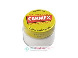 Carmex Original - Baume Hydratant Lèvres SPF15 Cerise pot 7,5g ...