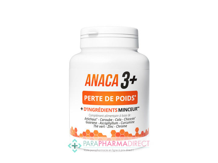 Anaca 3+ Perte de Poids 120 gélules - Paraphamadirect
