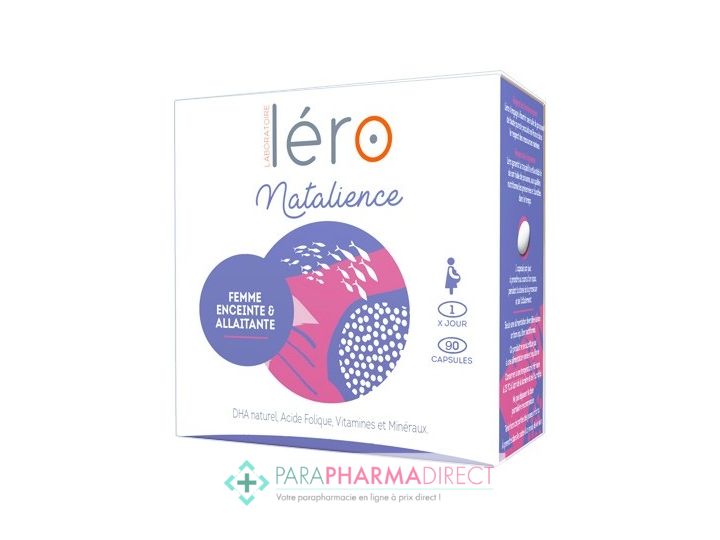 Lero Natalience Femme Enceinte Allaitante 90 Capsules Cure De 3 Mois Paraphamadirect