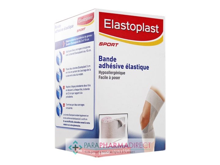 Elastoplast : Bande adhésive élastique sport Elastoplast, bande de