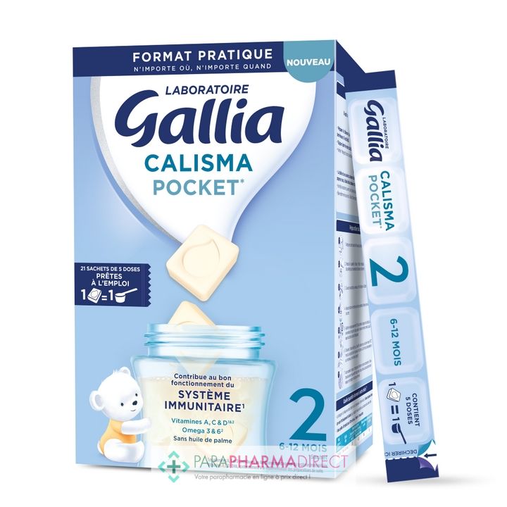 Gallia Calisma Lait 2ème Age 1.2kg - Paraphamadirect