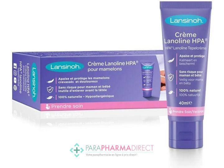 Crème protectrice pour mamelon lansinoh 40ml