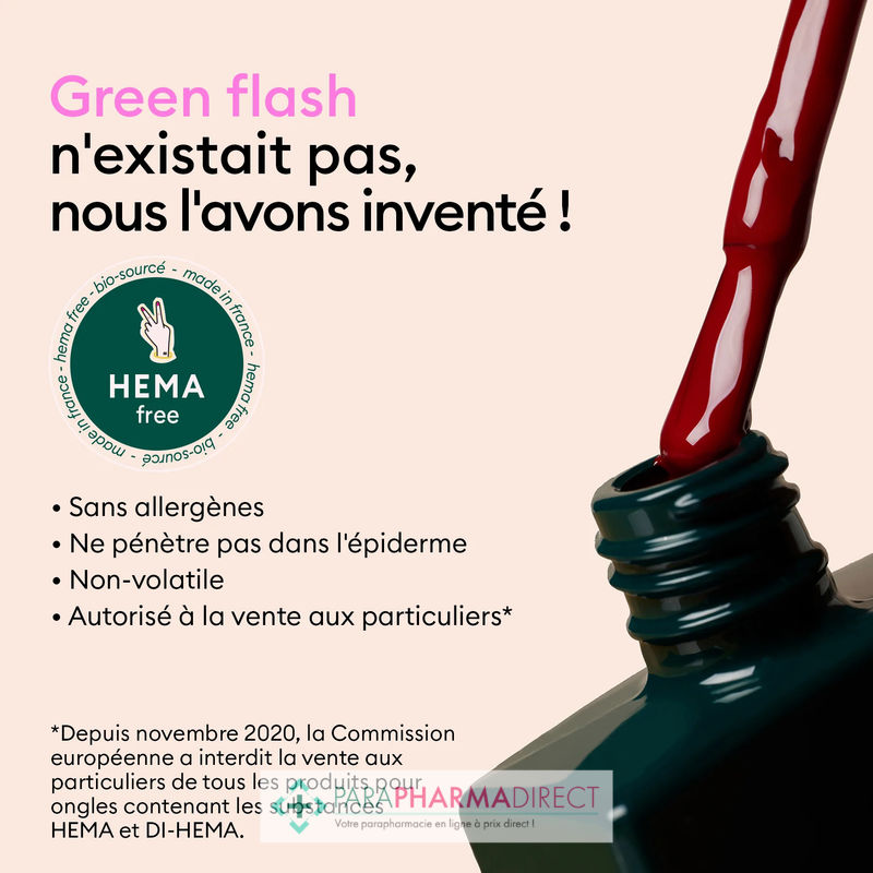 Manucurist - Coffret routine semi- permanent Green Flash 24W avec 2 vernis  inclus - Blissim