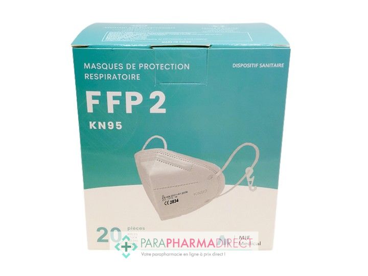 10 PCS] Masque FFP2 / KN95, masque de protection FFP2 à 5 couches certifié  CE haute capacité de filtration - Parapharmacie en ligne - Santédiscount