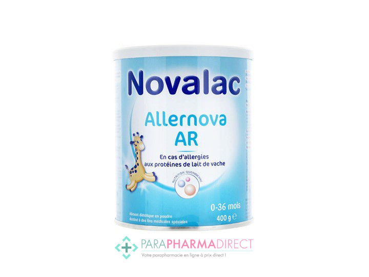 Novalac Allernova Ar Lait Anti Regurgitations 0 36 Mois 400g Paraphamadirect