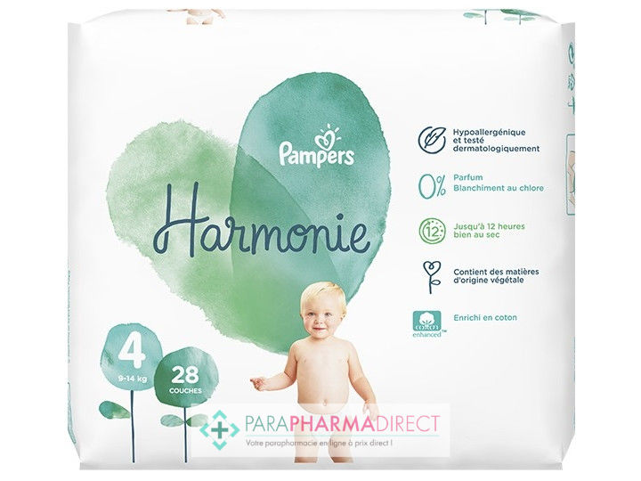 Pampers Harmonie Taille 4 Pants 32 couches