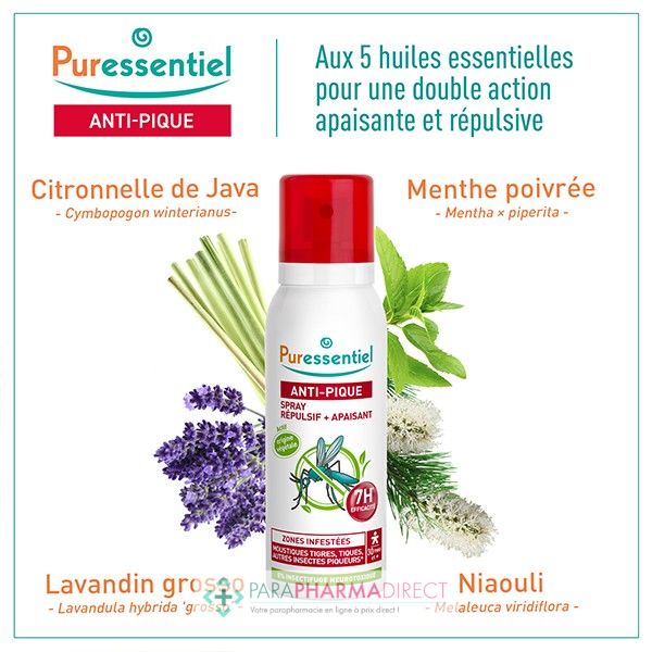 Puressentiel Anti-mousitque spray anti-pique Puressentiel, 2