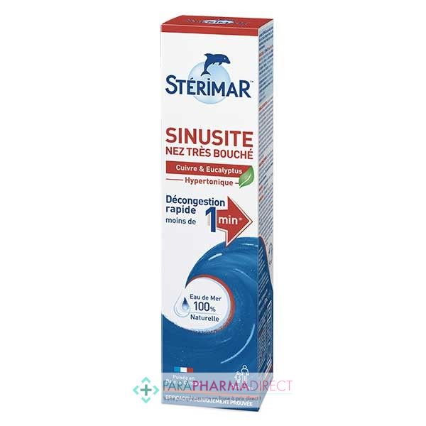 Sinusite nez très bouché Stérimar