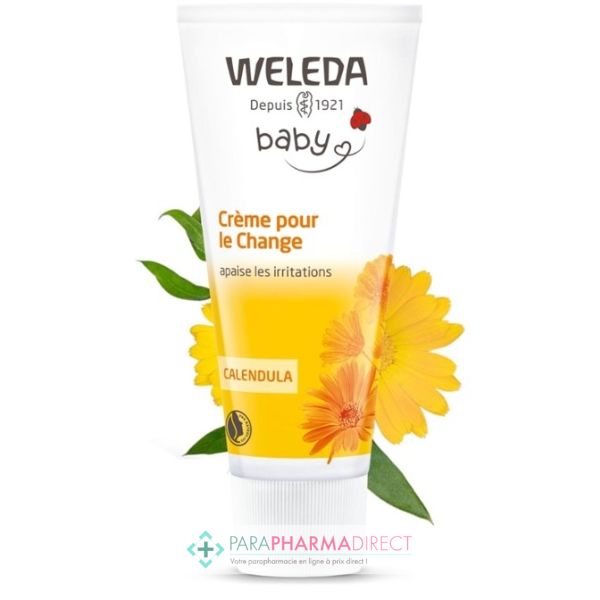 Crème Change Bébé Mauve Blanche Derma Baby WELEDA
